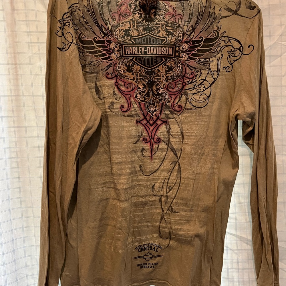 Long sleeve vintage Harley Davidson t- shirt